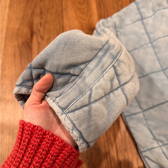 Free People Blue Quilted Jacket - Picture 7 of 10